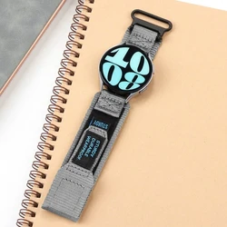 Nylon Velcro Watch Strap Band - 20mm/22mm for 22mm (Gray)