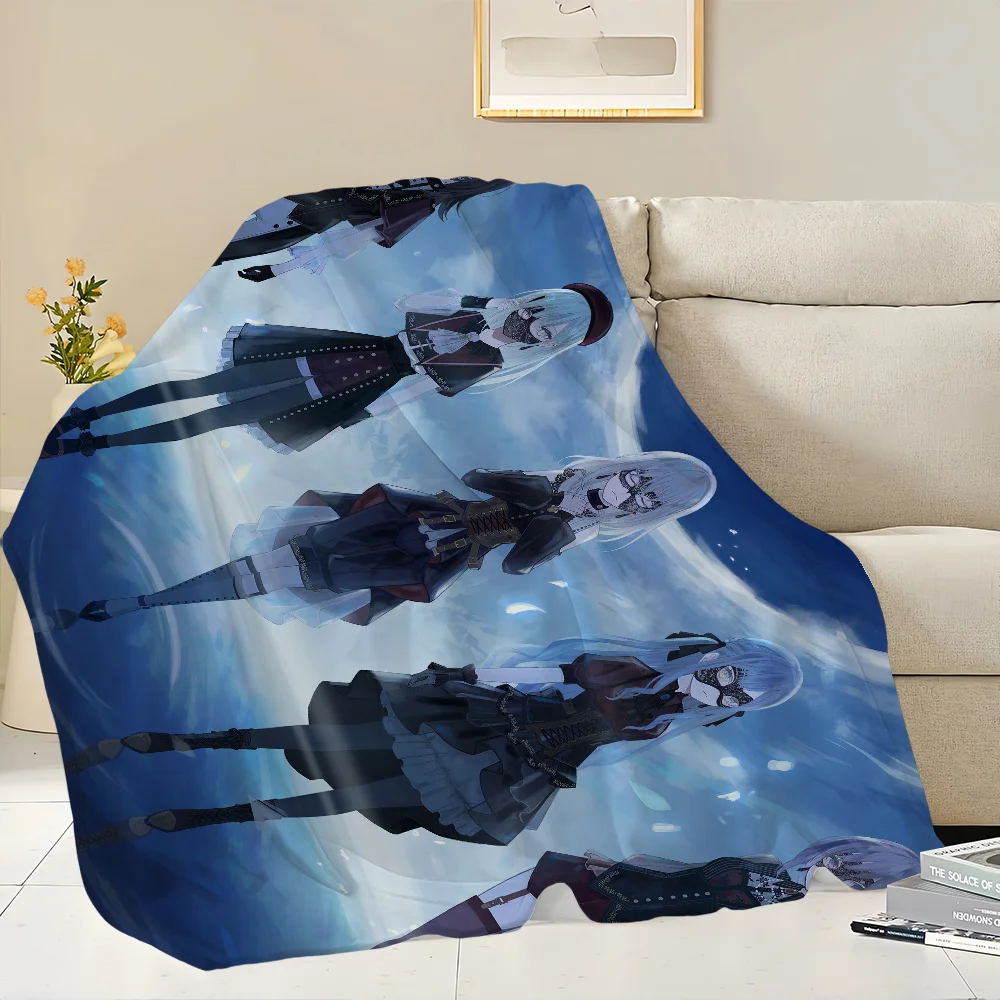 BanG Dream! Ave Mujica Printed comfortable and soft sofa, living room bed, bedroom blanket suitable for travel and gifts 3