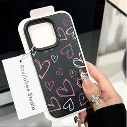Chic Love Heart Candy Leather Texture Phone Case - Realme 15 5G (S22964)