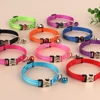 Personalized Cat Collar Reflective Nylon Dog Cats ID Collars With Bell Free Engraving for Cats Small Dogs Chihuahua 10 Colors 2
