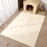 Pvc Leather Carpet Pet Floor Mat Waterproof Urine-proof Rug Non-slip Cat Dog Kennel Fence Area Rugs Scrubable Kitchen Foot Mats 2