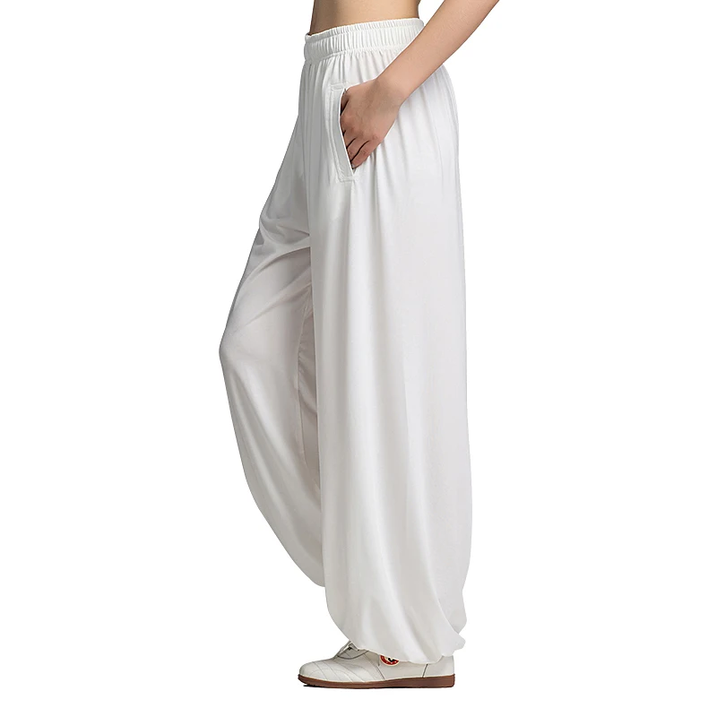 Tai Chi Tai Chi Practice Pants for Men and Women, Plus Size, Wide-Leg Pants, Summer, Spring, Autumn