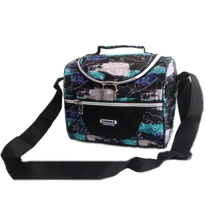 5L Thermo Lunch Bag Kids Cartoon Pattern Waterproof Cooler Bag Insulated Lunch Box Thermal Picnic for Kids SANNE