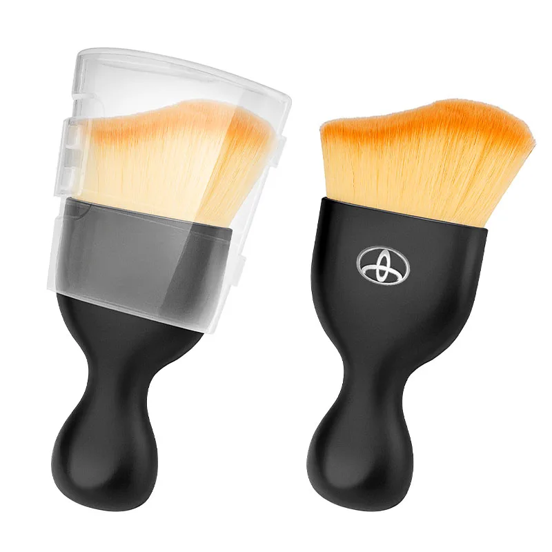 Car Interior Cleaning Soft Brush Tool Dust Remover For Toyota Gazoo Racing TRD Corolla Yaris Chr Auris Rav4 Prius Prado Avensis