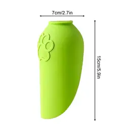 Portable Folding Dog Water Bottle for Pet Parents and Outdoor Adventures (Green)