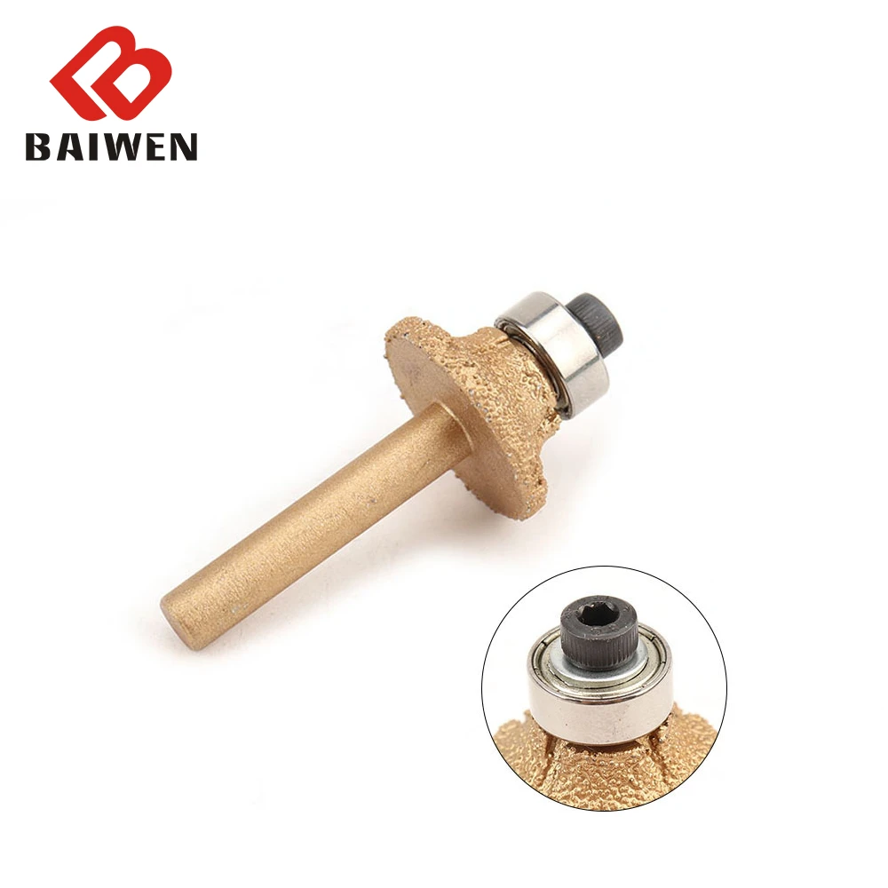 Vogueing Tool 6MM Shank Marble Grinding Edge Router Bit Brazed Diamond - View #8