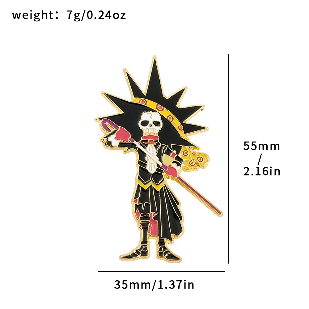 Anime One Piece Pins Luffy Straw Hat Zoro Sanji Usopp Chopper Brooches  Backpack Badge Brook Metal