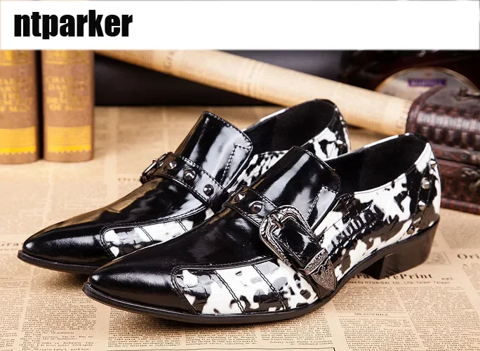 

Мужские модные туфли в японском стиле с острым носком, обувь для ночного клуба большого размера от EU38 до 46