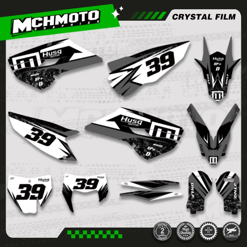 

Наклейка MCHMFG для Husqvarna TE FE 125 250 350 450 2014 2015 2016, графическая наклейка для мотоцикла Husqvarna TC FC 2014 2015