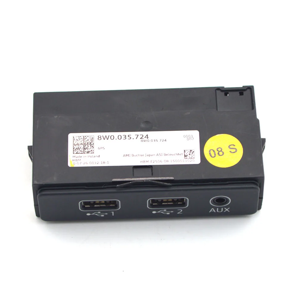 ȵ̵ ڵ USB Ʈ ̽, ƿ A4 A5 B9 8W Q5 Q7 FY ī÷, 8W0 035 736 8W0035736 8W0 035 724 8W0035724