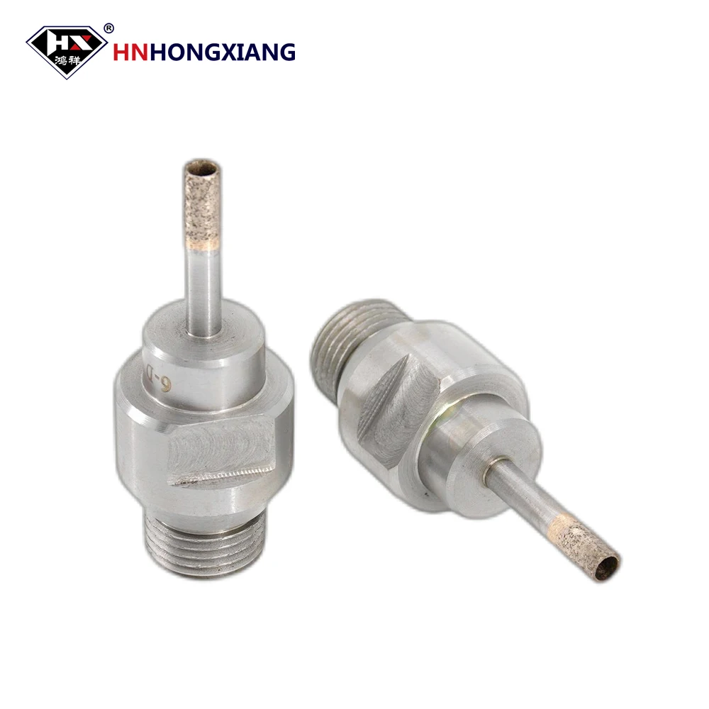 Diamond Drill Bit For Glass Ceramic Tile Jade Thread Shank Diamond Core Drill Bit Sintered Glass Diamond Bit Drill