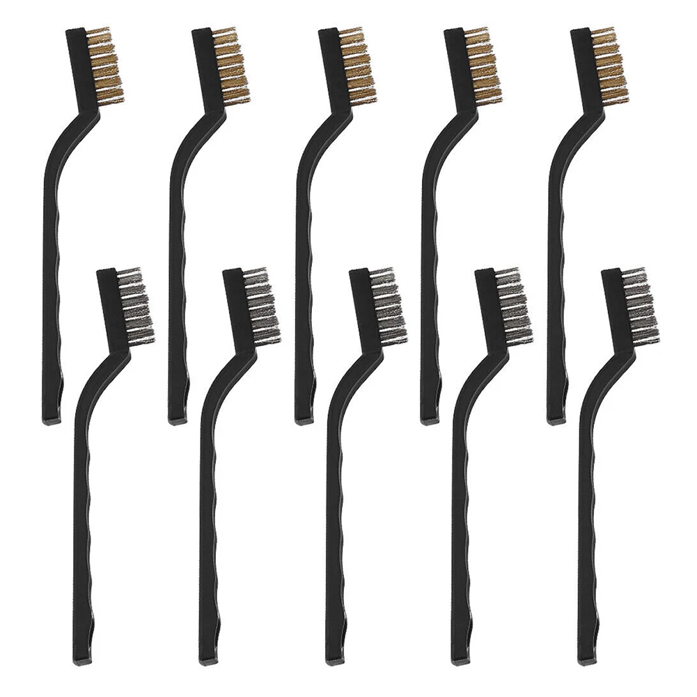 

Hand Tools Wire Brush Paint Removal Rust Removal Dust Removal 12pcs 170*11mm Black Small Wire Brush Wire Brush Set