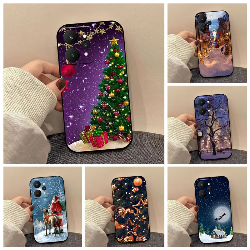 Festive Christmas Style Soft Silicone Phone Case Cover