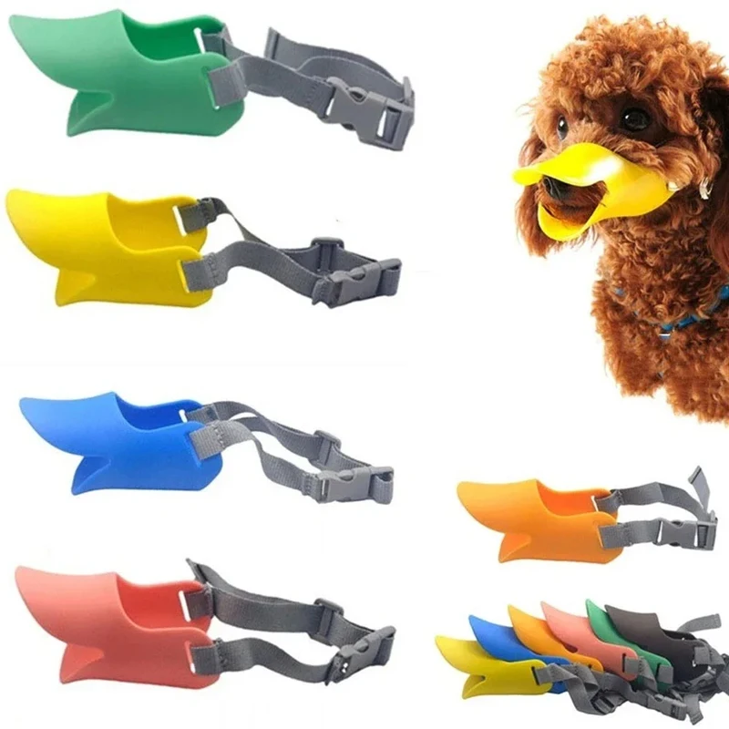 

Dog Muzzle Silicone Duck Muzzle Mask for Pet Dogs Anti Bite Stop Barking Small Large Dog Mouth Muzzles Pet Dog Accessories