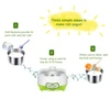Yogurt Maker Mini Automatic Yogurt Machine Household DIY Yogurt Tools Kitchen Appliances Stainless Steel Tank Pink 220V 6