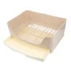 Rabbit Potty Box with Drawer Large Corner Litter Pan Pet Toilet Tray for Hamster Guinea Pig Ferret Bunny Reptile Small Animal 3