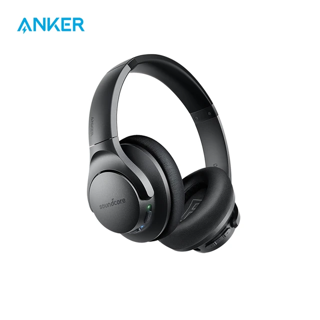 soundcore by Anker Q20i Hybrid Active Noise Cancelling Foldable Black