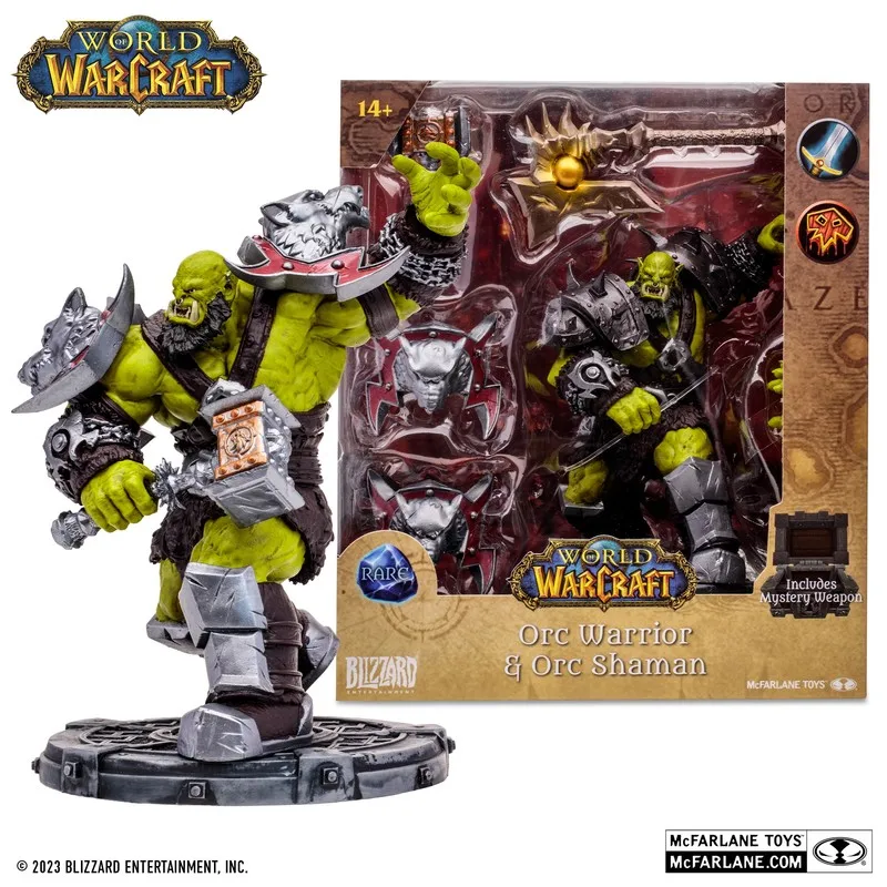 

In Stock World of Warcraft Shaman Druid Paladin Warlock 1:12 Scale Statue Figure Toy Gift Collection Model doll McFarlane Toys