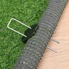 Wholesale U-Shaped Garden Pins Landscape Staples Stakes Staples Heavy Duty Yard Lawn Tent Stake Securing Pegs Spike Fence Stake 4