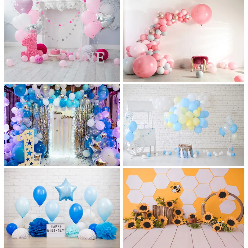 

Children Birthday Photography Backdrops 1st Baby Shower Newborn Portrait Photo Background Party Studio Photocalls 2021318ET-14