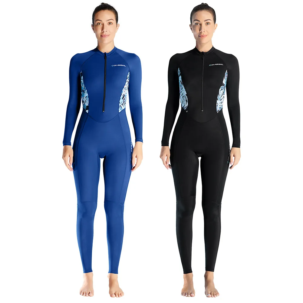 Women Men Full Body UV Protection Suit Quick Dry Wetsuits Jumpsuit One Piece Long Sleeve Suit for Water Sports Kayakboarding