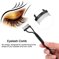 Beauty Eyebrow Brush Eyebrow Comb Eyelash Comb Steel Needle Mascara Eyebrow Brush Makeup Cosmetic Beauty Tools Eyelash Brush 1