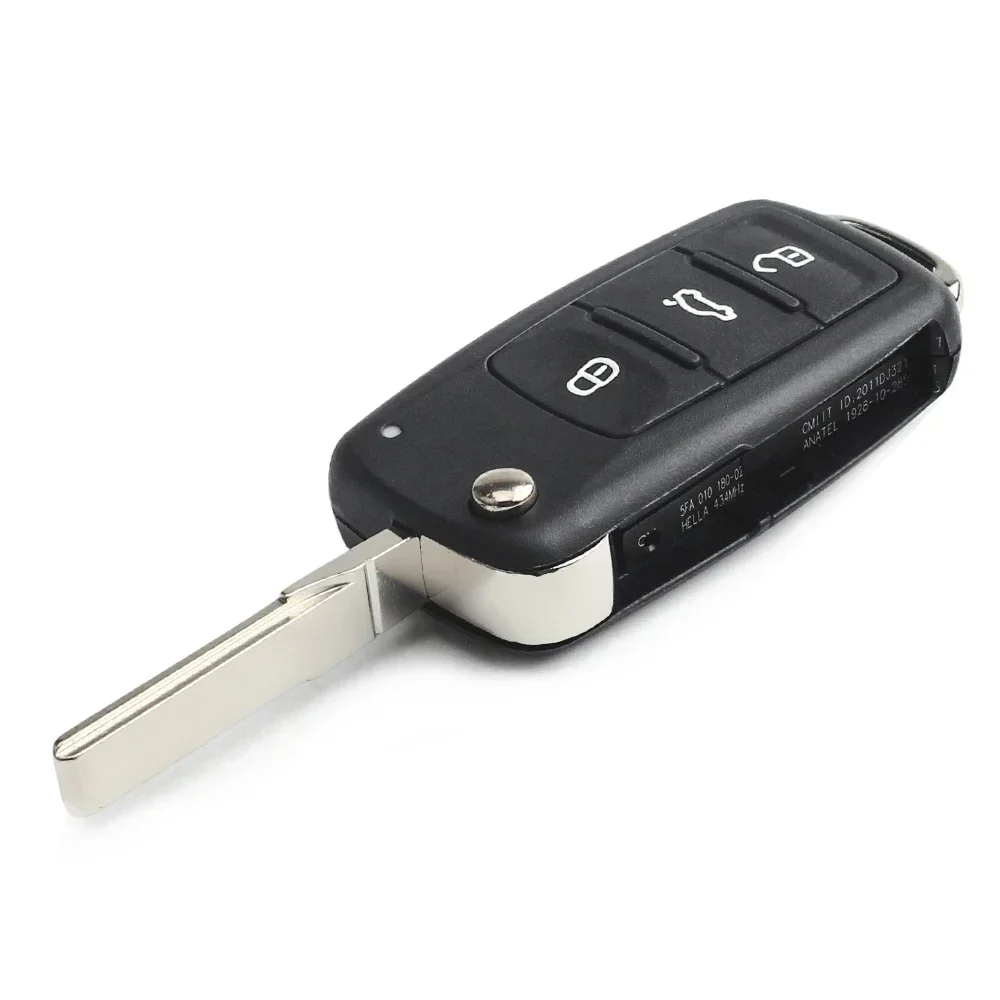Enhanced Flip Remote Folding Key Shell Case