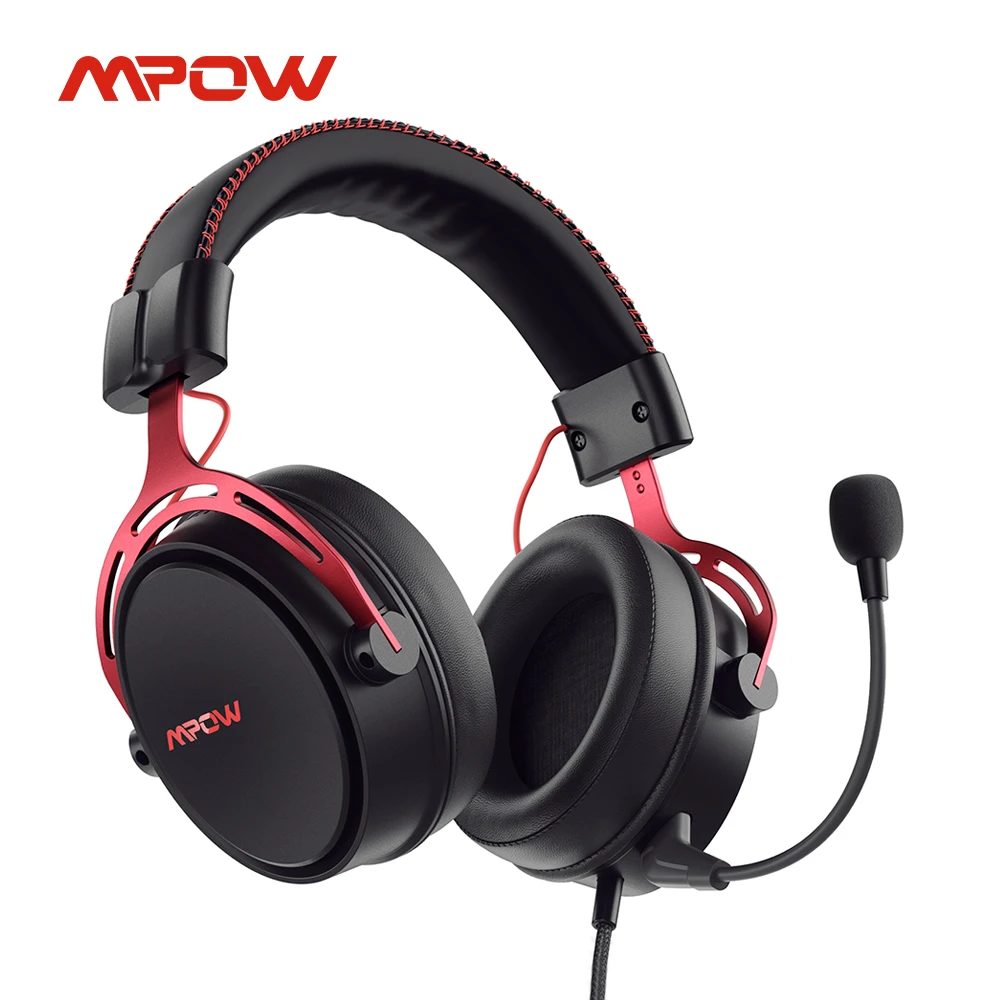 Mpow/Soulsens Air SE PS4 Gaming Headset Surround Sound Wired Headphones with Noise Cancelling Mic for PS4 PS5 Xbox One Switch|Headphone/Headset| - AliExpress