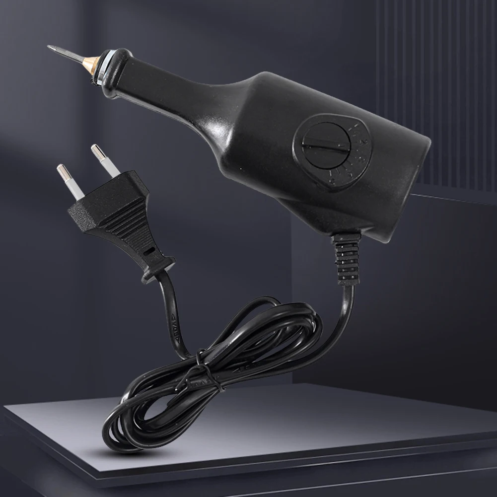 금속 나무 조각 레터링 펜, 전기 조각 펜, 유리 플라스틱 세라믹 석재 치즐 팁, EU 220V, 40W