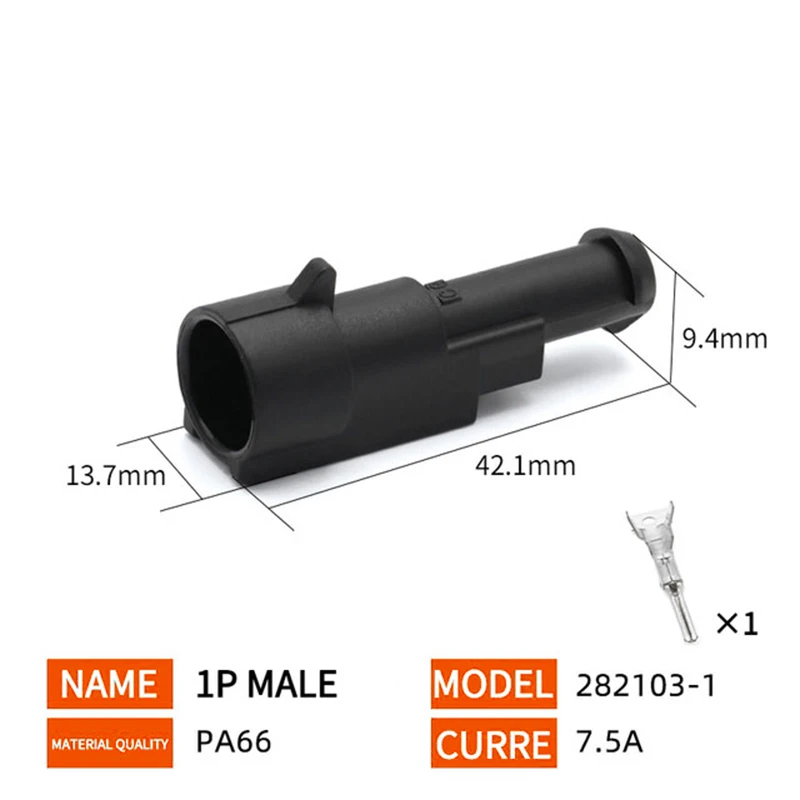 elétricos masculinos de plugue fêmea para carros,