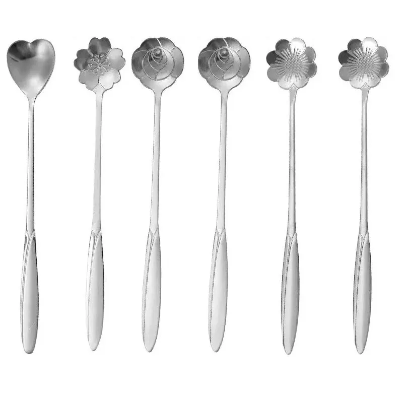 6pcs silvery