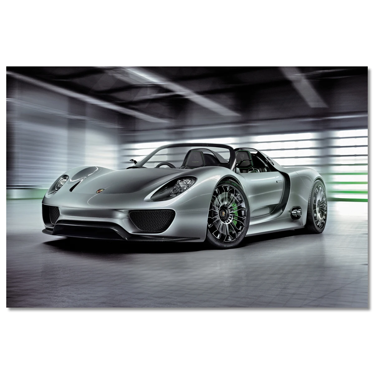 Tableau Déco Voiture Porsche 918 - Cars and Roses