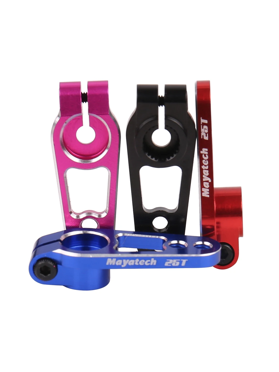 MT8 Aluminum 25T Servo Horn Arms 25 Teeth Spline M3 Clamp Steering for Futaba Savox Power HD Motors Sakura D4 RC Drift Car Parts