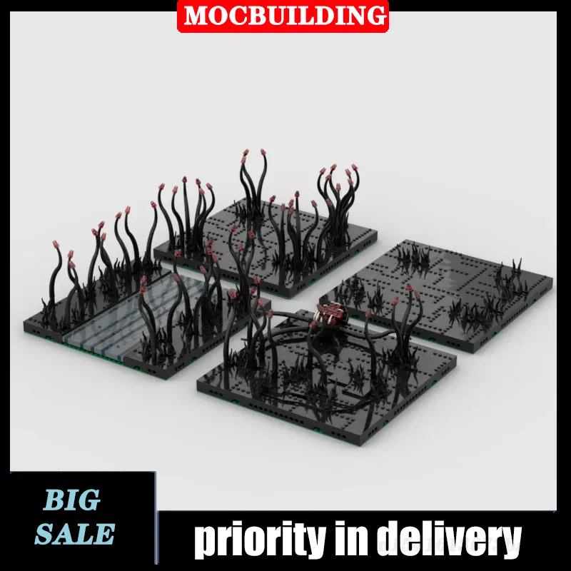 

MOC Space Wars Playset Model Building Block Assembly DIY Collection Series Boy Toy Gifts