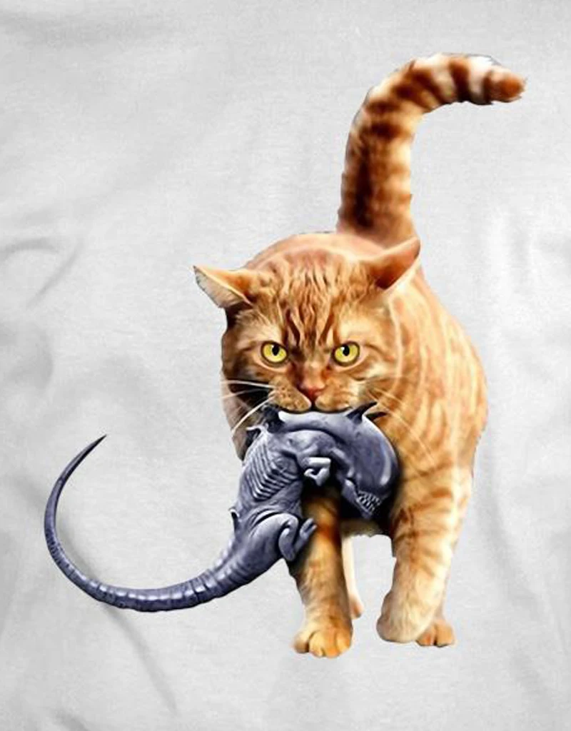 USCSS Nostromo Alien Jonesy The Cat T Shirt. Short Sleeve 100% Cotton Casual T-shirts Loose Top Size S-3XL 4