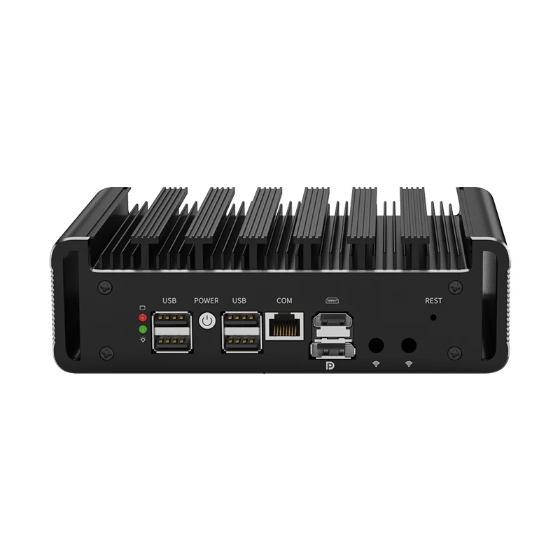 6*i226-V 2.5G LAN Firewall Appliance Fanless Mini PC intel Celeron 12th gen N100 2*HDMI pfSense PVE Computer 1*COM DDR5 Router 4