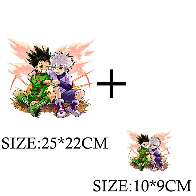 Anime Hunter X Hunter Killua Zoldyck Patches For Clothes Heat Transfer Thermo Stickers Iron On For Diy Women T Shirt Appliqued Patches Aliexpress