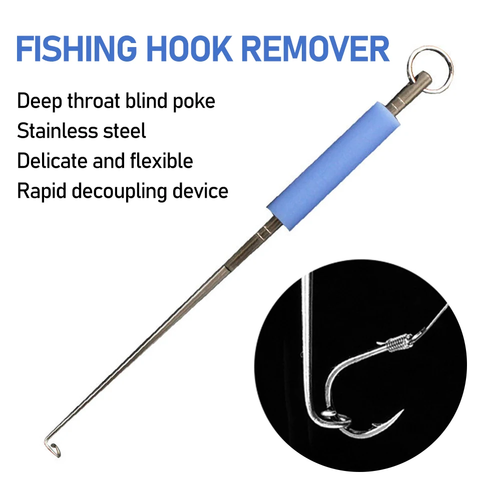 Fishing Hook Remover Stainless Steel Fishhook Dehooker Hook Rapid Decoupling Device Extractor