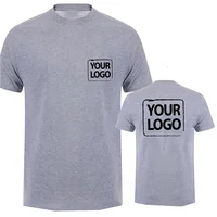 T-shirts imprimés en coton personnalisés hommes mode votre Logo t-shirt femmes personnalité décontracté Streetwear t-shirt personnalisé hauts 4