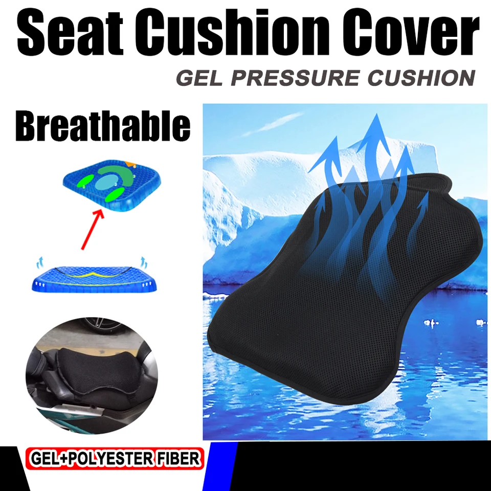 Coussin De Siège Moto Gel Pour Piaggio Liberty 125 (2005-2024) - Antidérapant Et Respirant