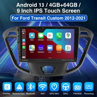 ESSGOO 9" Android 13 pour Ford Transit Custom 2012-2021 Autoradio CarPlay Android Auto GPS Navigation WIFI Bluetooth RDS USB Type-C Mirror Link SWC 2 Din Lecteur Multimédia Vidéo 5