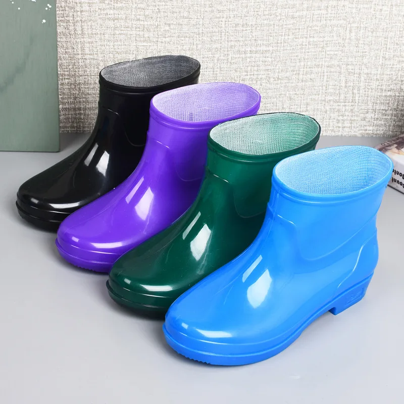 

Rain Boots Women Garden Galoshes Waterproof Rubber Chelsea Boot Female Non-slip Rainshoes Fishing Water Shoes Botas Lluvia Mujer