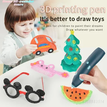 Children's 3D printing pen Wireless Low Temperature Graffiti Pen DIY Creative Toy Painting Pen