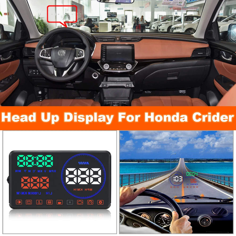 

Car Head Up Display HUD For Honda Crider/Envix 2013-2020 Auto Professional Electronic Accessories Safe Driving Screen Film
