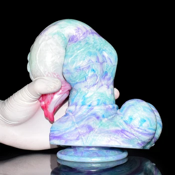 LUUK Huge Animal Dildo for Women Men Fantasy Large Knot Buttplug G-Spot Stimulate Anus Dilator Sex Toys Vagina Prostate Massage 3