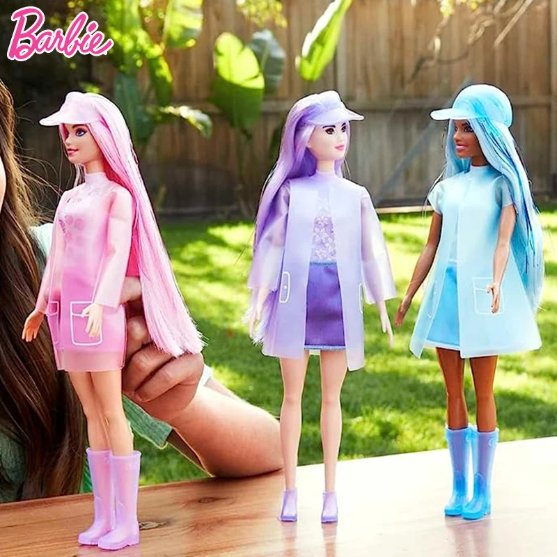 Originale Barbie Color Reveal Dolls Sunshine Sprinkles Series Accessori Sorpresa Cloud Print Girls Toys For Children Dress Up