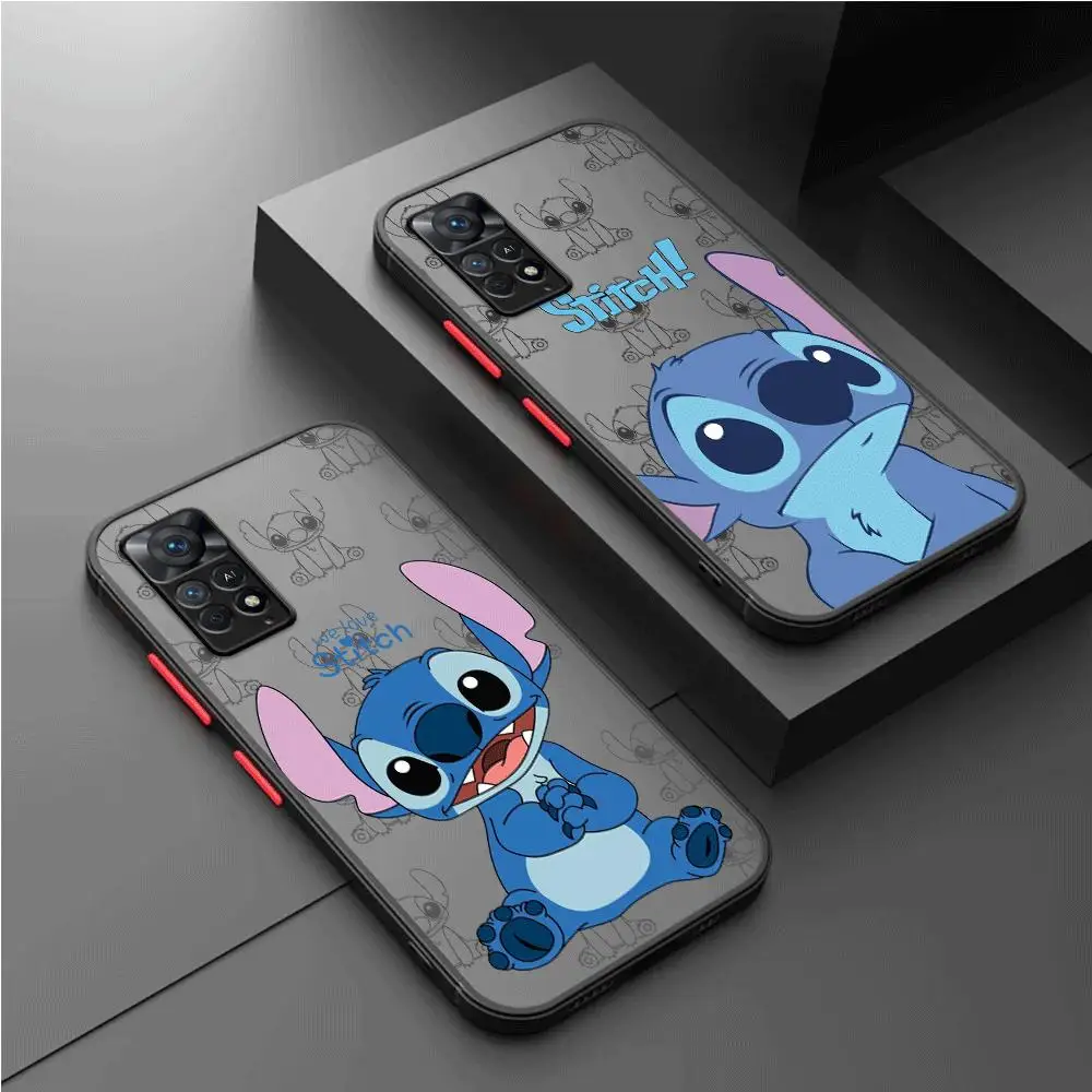 Disney stitch phone case for xiaomi redmi note 12 pro 5g 9 10 11 pro