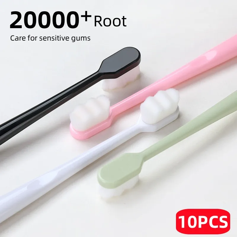 Million Toothbrush Ultra-fine Soft Toothbrush Antibacterial Protect Gum health Travel Portable Tooth Brush Oral Hygiene Tools