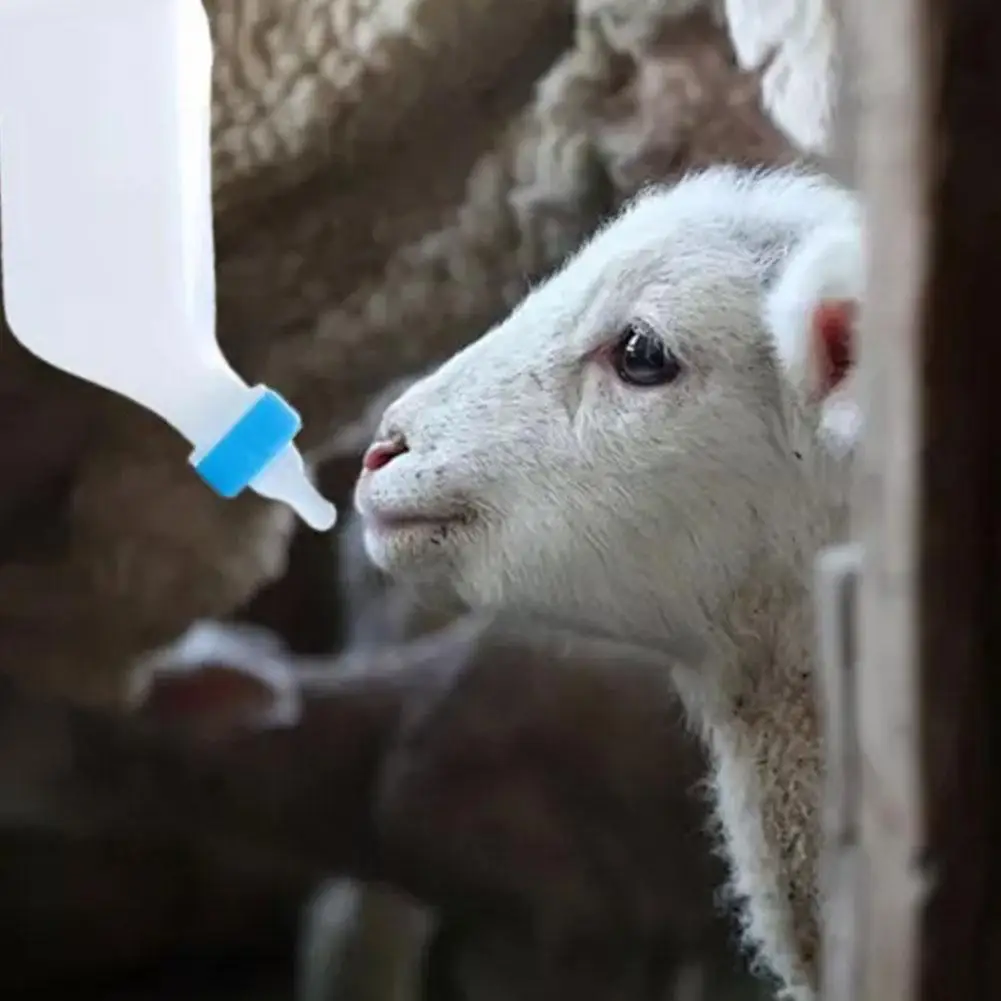 Aufhängbare Lammmilchflasche, Babyflasche, kleine Tiere, Lamm-Stillflaschen mit weicher Nippel, Ziegenflasche, 500 ml/800 ml – Detail 7