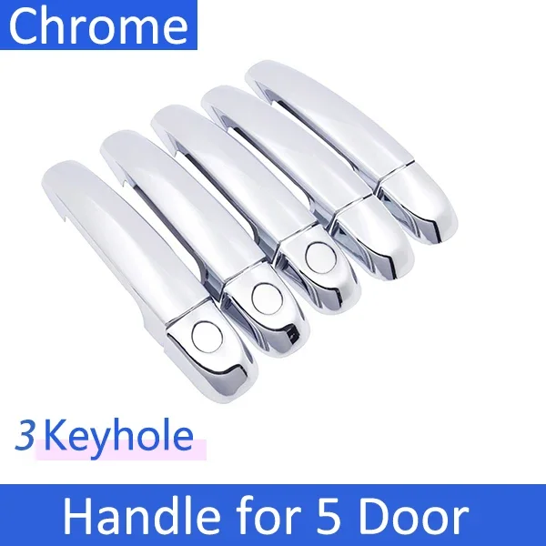 غطاء لباب السيارة من الكروم ، ملصقات واقية ، مناسب...